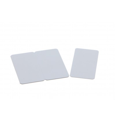 Pack 100 tarjetas blancas triples troqueladas Evolis Edikio Flex